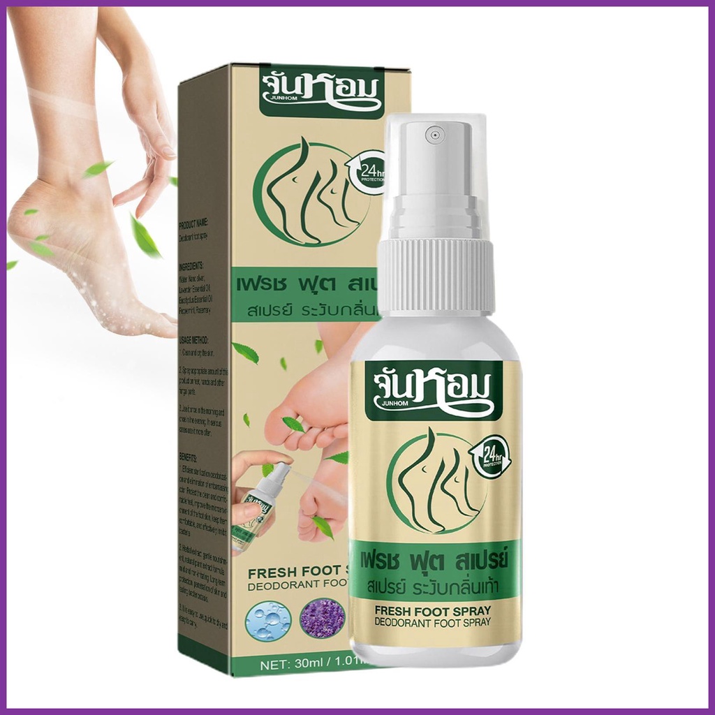 Feet 1.01oz Smelly Foot Odor Remover Natural and Mint Extracts