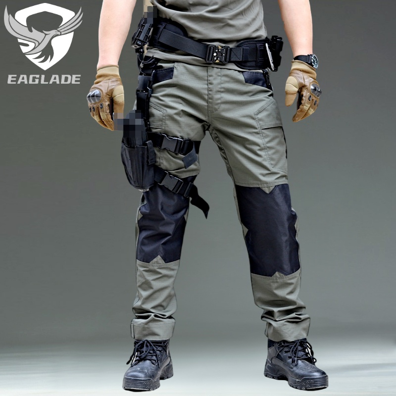 EAGLADE Senior Tactical Cargo Pants IX6 In Green Waterproof Multi