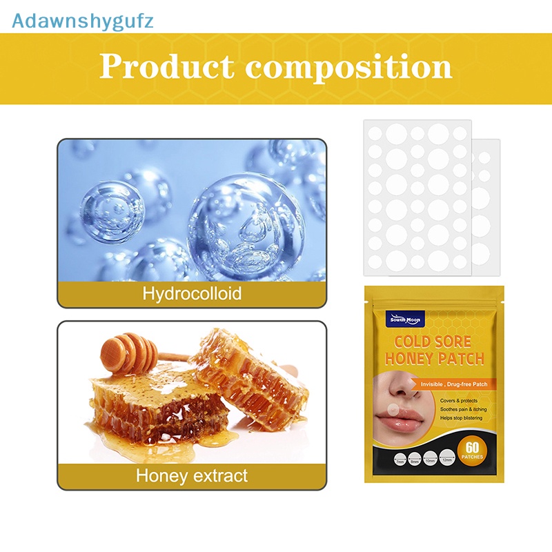Adfz 60 Cold Sore Patches Acne Spot Pimple Skin Breathable Blemish