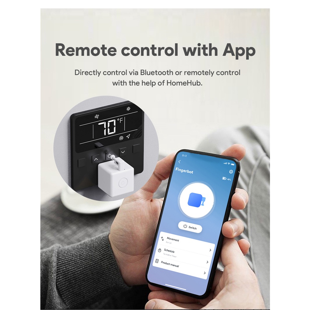 2023 Tuya Zigbee Wifi Bluetooth Smart Fingerbot Plus Robot Physical ...