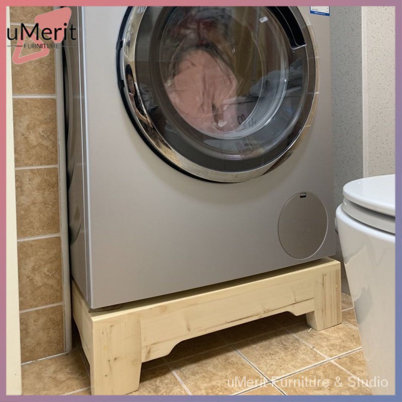 Solid Wood Height Increasing Base Washing Machine Refrigerator Air