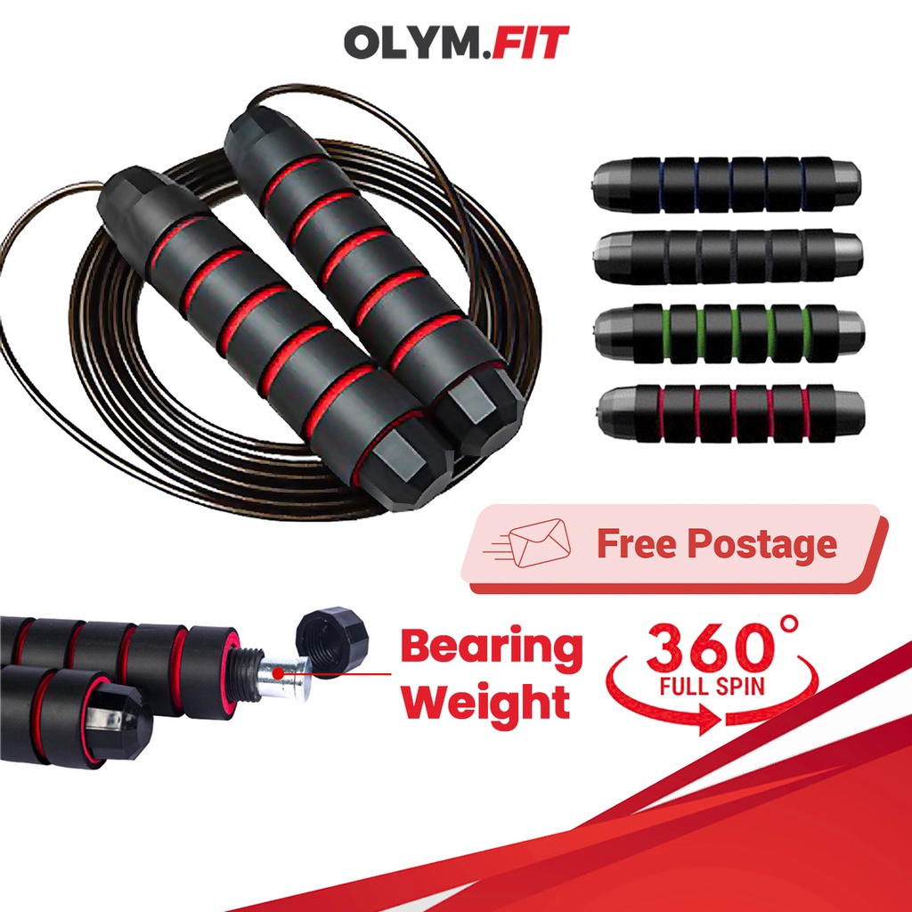 Skipping Rope Weighted With Weight Adjustable Jump Rope Adult Heavy Gym ...