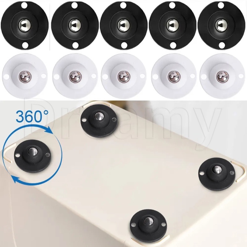 360 Degree Rotatable Pulley / Mini Self-Adhesive Furniture Rollers ...