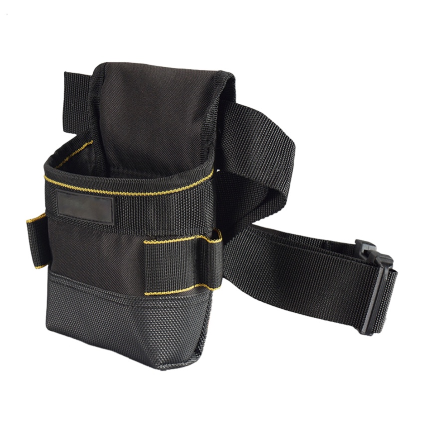 Diamondback Bossman Compact Tool Pouch - SuperFabric, Hammer Loop, Tape Clip For Carpenters, 9.5x4x1 Inch