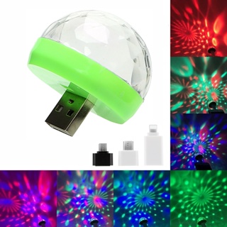 Decoration RGB Phone Disco Night Mini USB Magic Romantic Ball DJ LED Light  Party Moon LED Laser Disco Star Light - China Mini USB Light, Magic Ball  Light