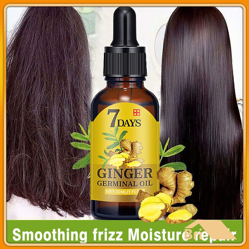 7 Day Ginger Germinal Oil Serum Essence Oil Hair Growth Serum Natural Hair Loss Treatement Anti 7354