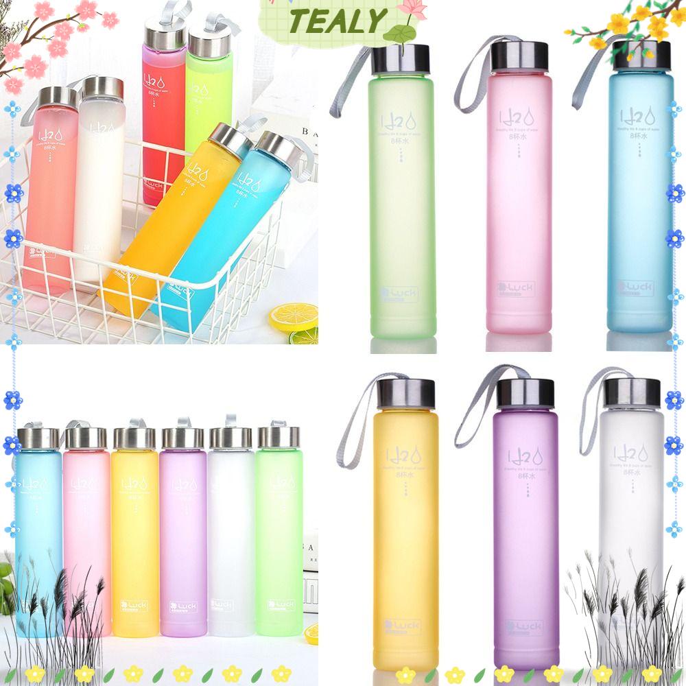 TEALY 280ML Water Cup Portable Transparent Leak-proof Sport Kettle ...