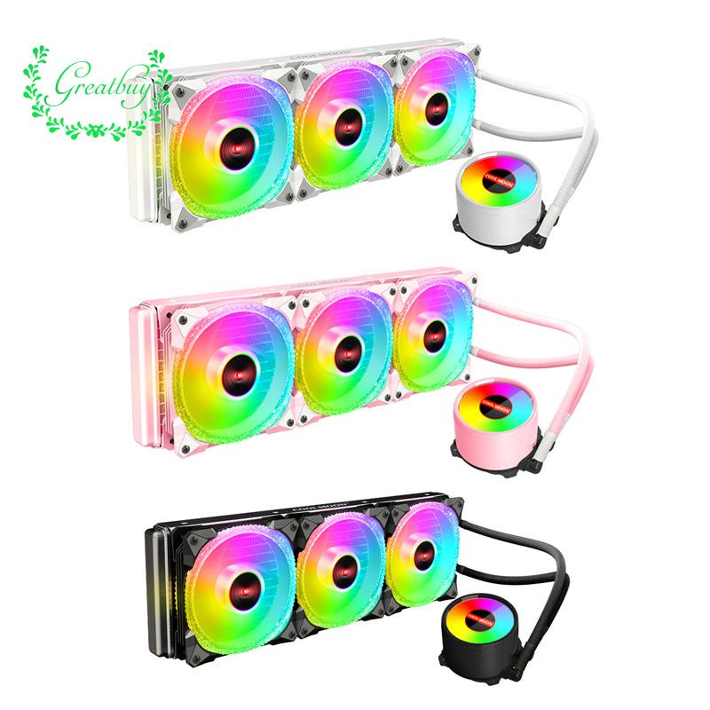 COOLMOON Water Cooled Radiator AllInOne for Desktop Computer Pwm