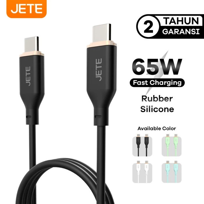 JETE CX10 Kabel Data Type C to Type C PD 65W Fast Charging 5A - Garansi Resmi 2th - Gambar 3