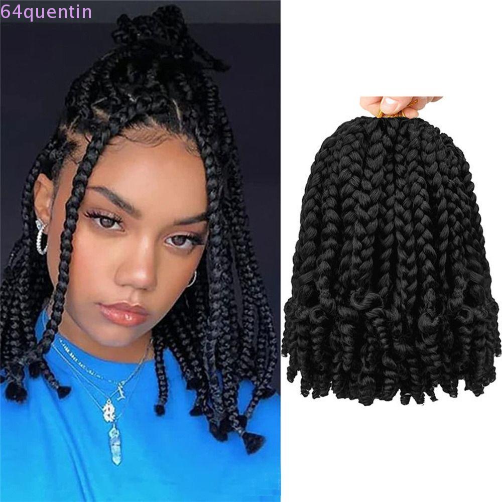 QUENTIN Synthetic Crochet Hair Daily Party Stylish American Kinky Bulk ...