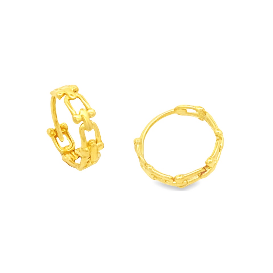 Gold small ear hot sale tops designs