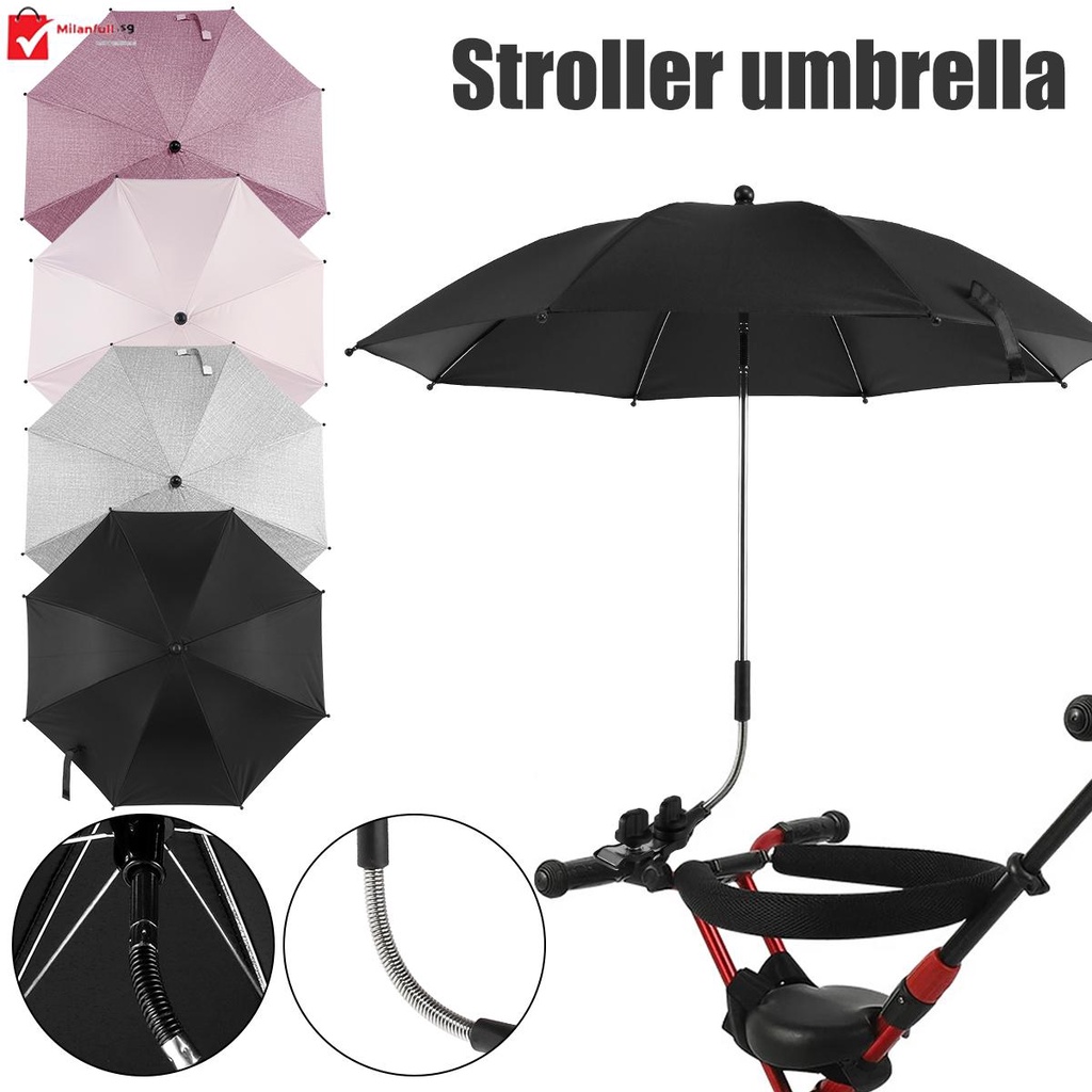 Baby Pram Sun Umbrella For Pushchair Stroller Sun Shade Uv