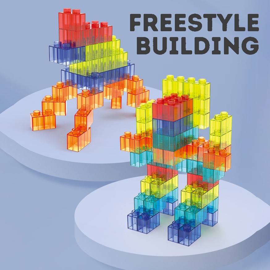 Magnetic Building Blocks Electric Track Toy Children Blocks Educational ...