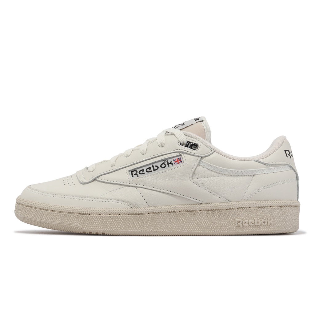 Reebok Casual Shoes Club C 85 Vintage Off-White Black Retro Time ...