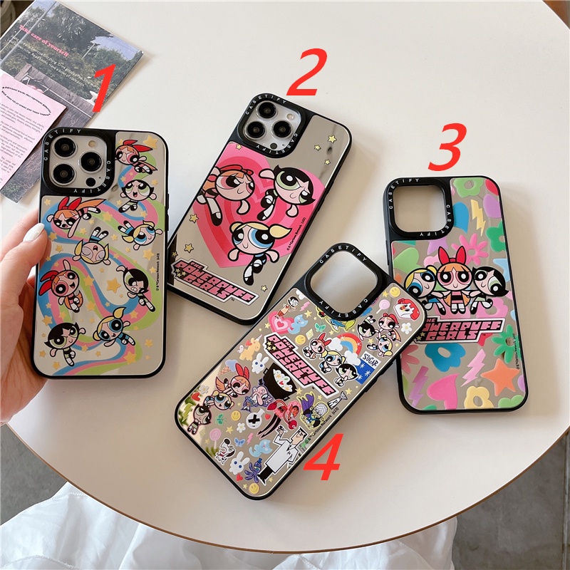Casetify powerpuff girl）casing for iPhone 14 13 12 11 pro max X 