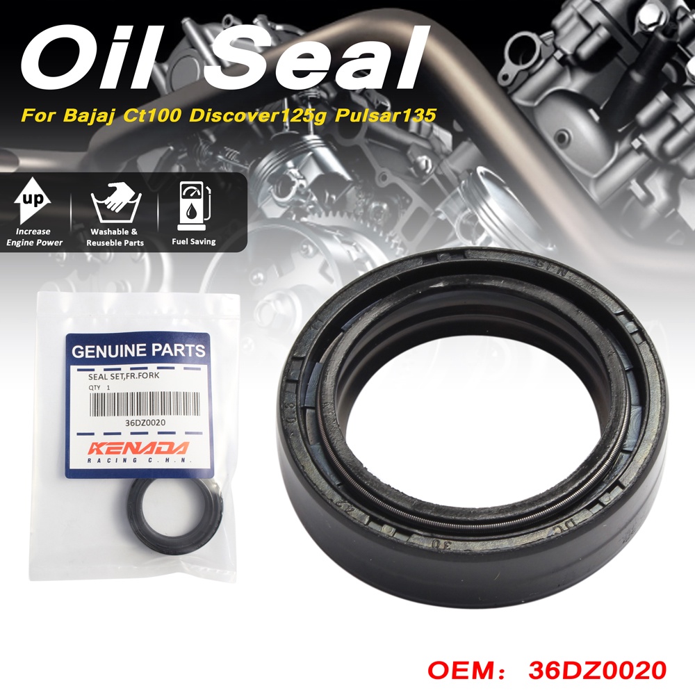 Front Fork Oil Seal For Bajaj Ct100 Discover125g Pulsar135 Shopee Singapore