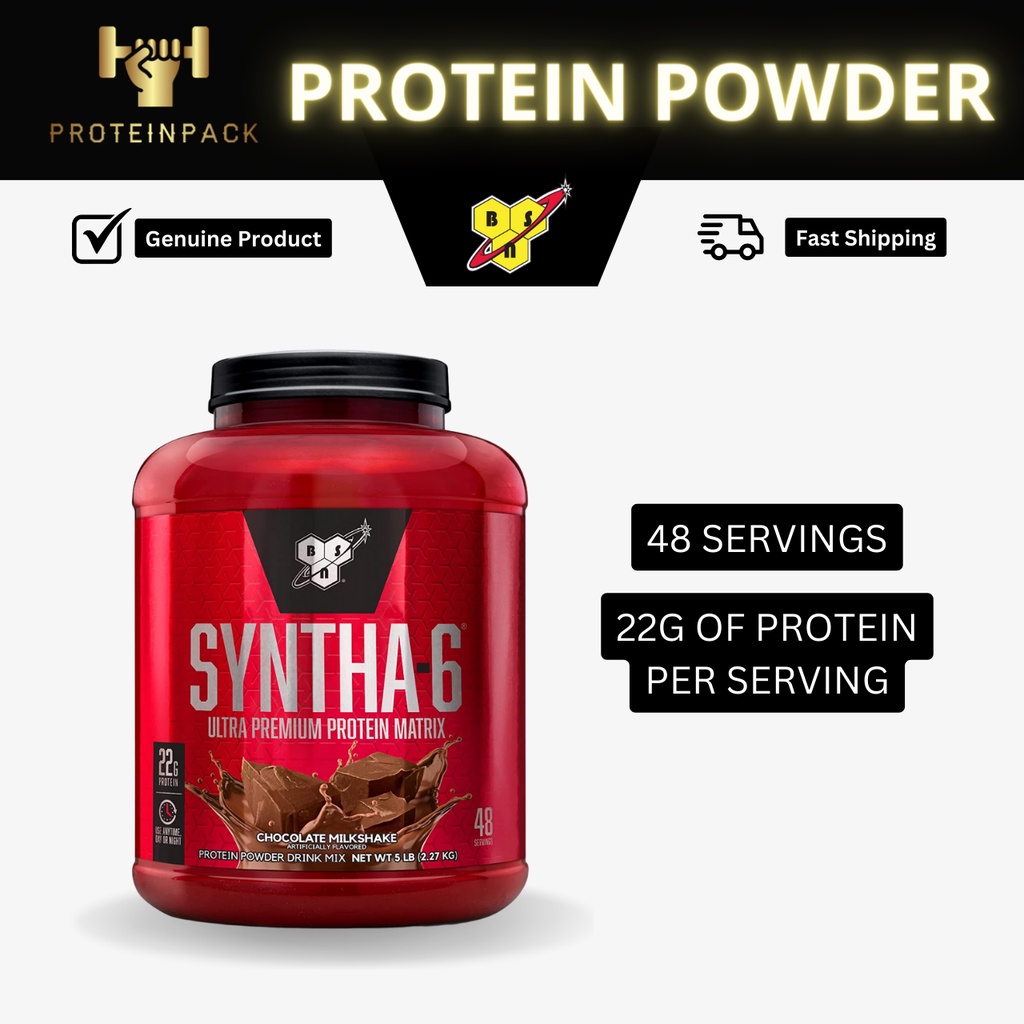 Bsn Syntha 6 Protein Ultimate Powder 5lb Muscle Recovery Essential Amino Acids Growth Support