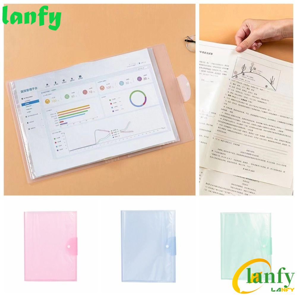 LANFY A3 Paper File Folder, File Display Book Highcapacity Sketch