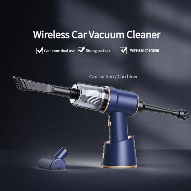 Portable Wireless Car Vacuum Cleaner Strong Suction Handheld Robot Vacuum  Pump Suction and Blowing Dual Purpose Vacuum Cleaner
