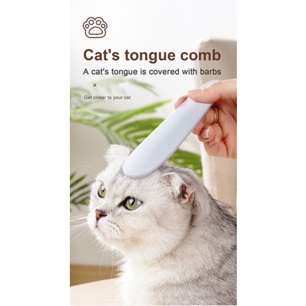 Cat tongue hot sale comb