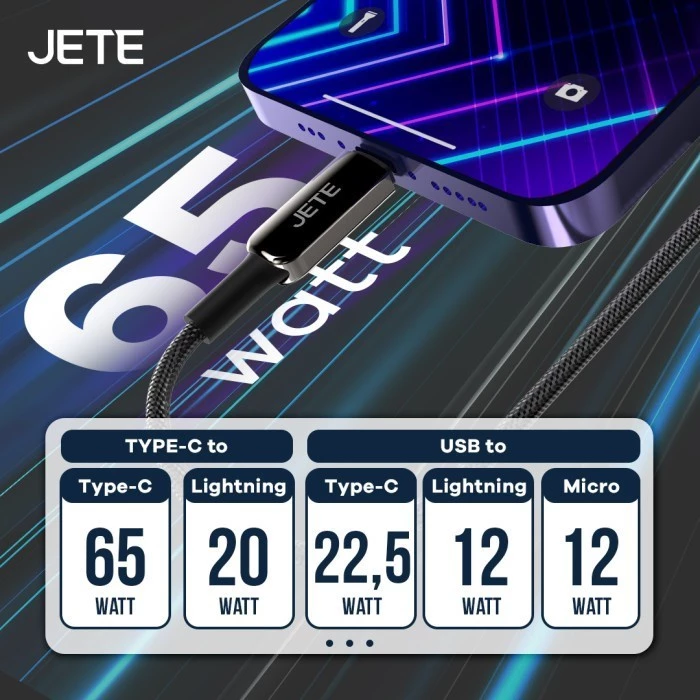 JETE CX9 Kabel Data Micro 12W Fast Charging 2.4A - Garansi 2 Tahun - Gambar 4