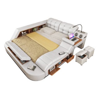 Genuine leather ultimate deals bed