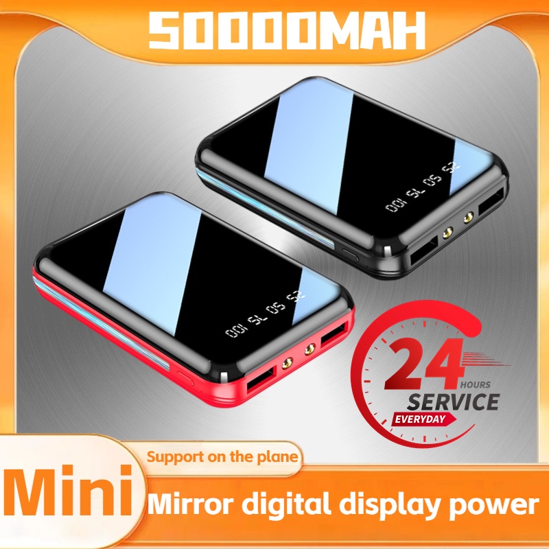 50000MHA PowerBank Mini Supports Boarding The Plane Power Bank Mirror