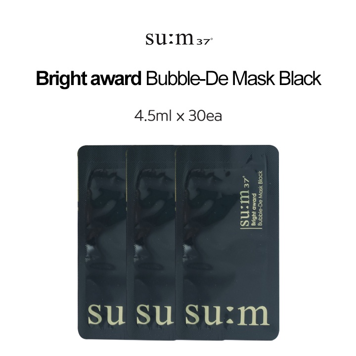 [SU:M37] Bright award Bubble-De Mask Black main image 0
