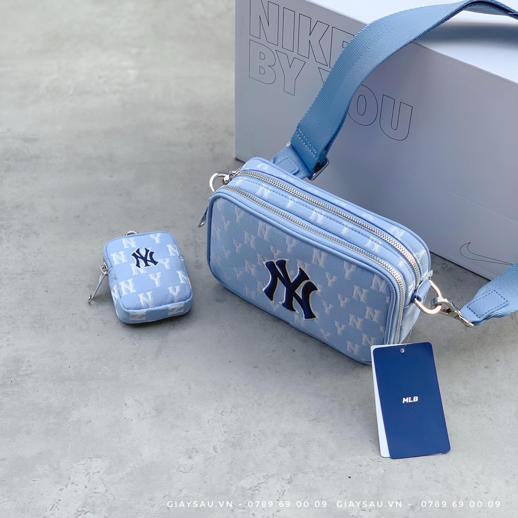 MLB X AESPA Monogram Mini Crossbody Bag - 3 Color