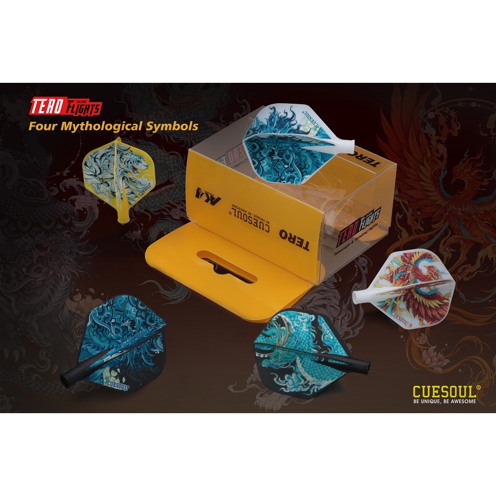 3 Voli Per Freccette CUESOUL TERO AK4 - Standard, Slim, Per Steli AK7, Confezione Regalo - Foto 7