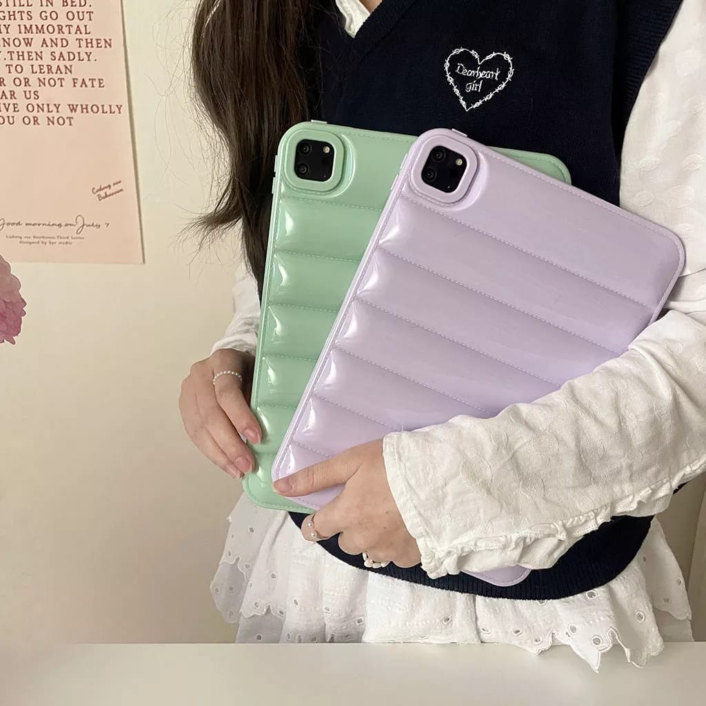 Soft Jelly Case Ipad Cute Lucu Motif Bubble Colorful Casing For Ipad 9.7" Gen 5 6 Ipad 10.2" Gen 7/8/9 Pro 11" Air 4/5 Mini 6 Premium Quality - Gambar 2