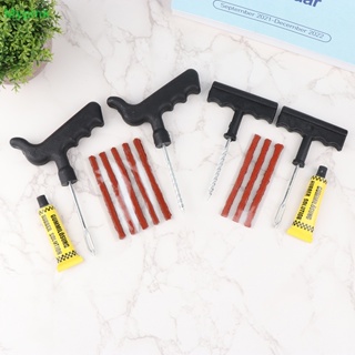 Mal 8Pcs Car Vehicle Tubeless Tire Plug Tyre Puncture Repair Kit Needle  Patch Tool