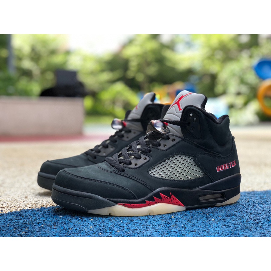 Jordan 5 retro black satin store men's shoe