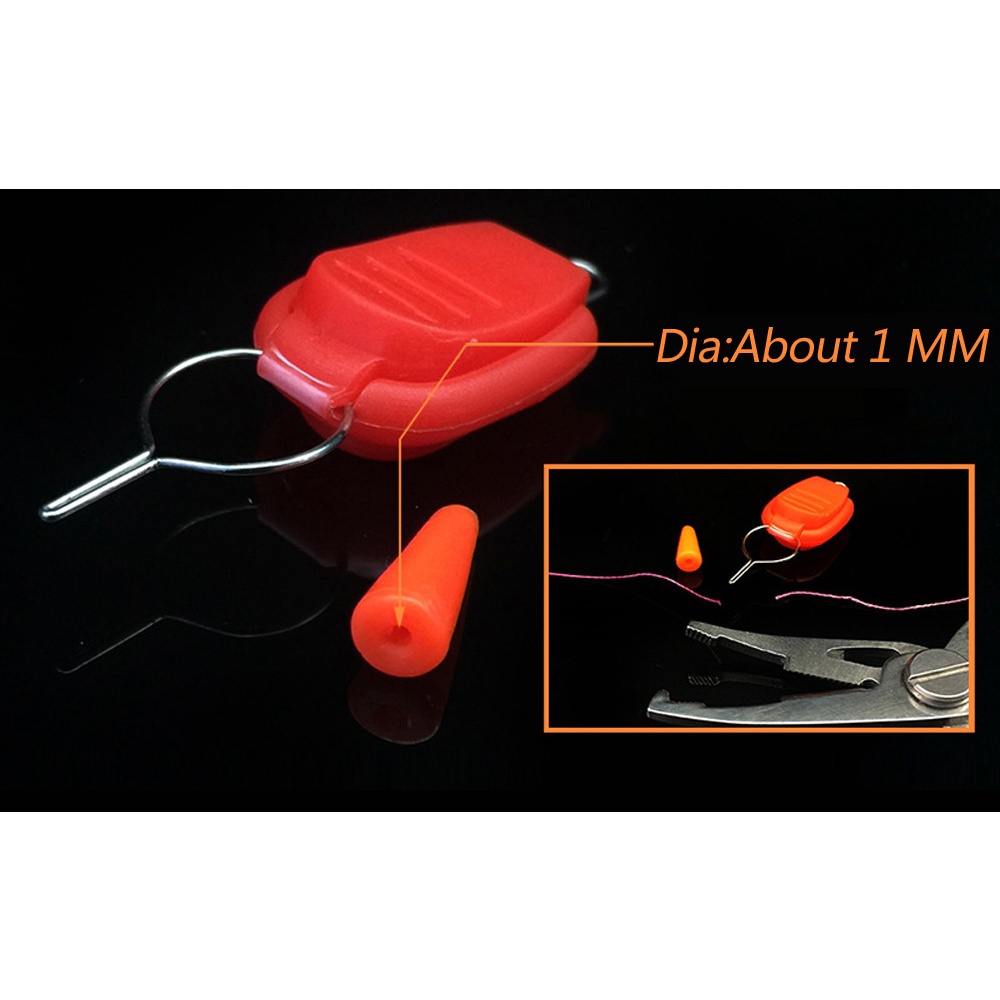 10pcs/bag Upgrade Fishing Line Stopper Buckle Clip Keeper Baitcasting ...