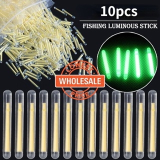 100PCS Fishing Night Fluorescent Light Float Glow Stick Light Sticks  2.2-4.5mm