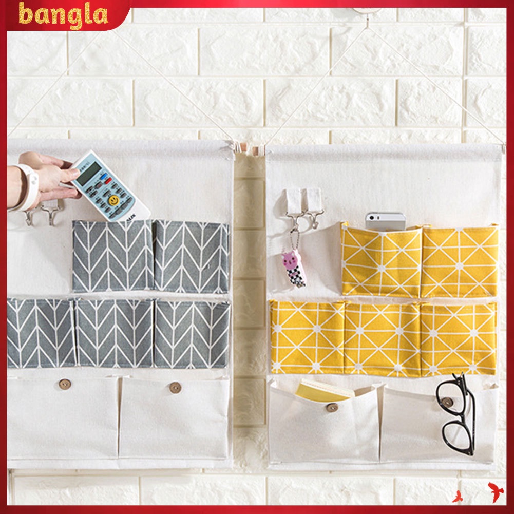 [Bangla] Door Wall Hanging Holder 7 Pocket Waterproof Classified