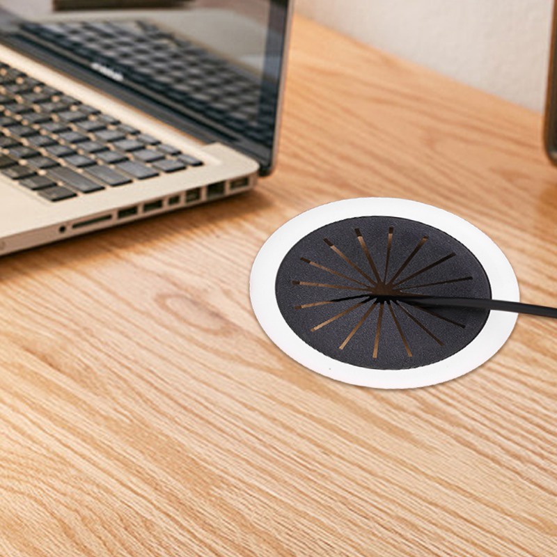Multi-colored Compact Desk Table Computer Cord Tidy Grommet Wire Hole ...