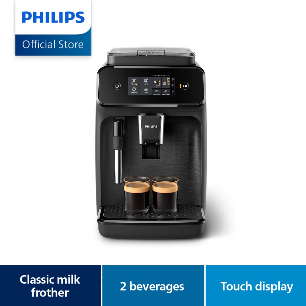 PHILIPS Classic Milk Frother Coffee Machine 1200 Series EP1220/00