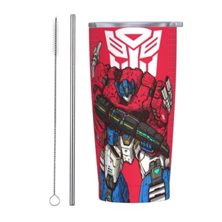 Transformers Printed Water Bottle with Lid - 620 ml