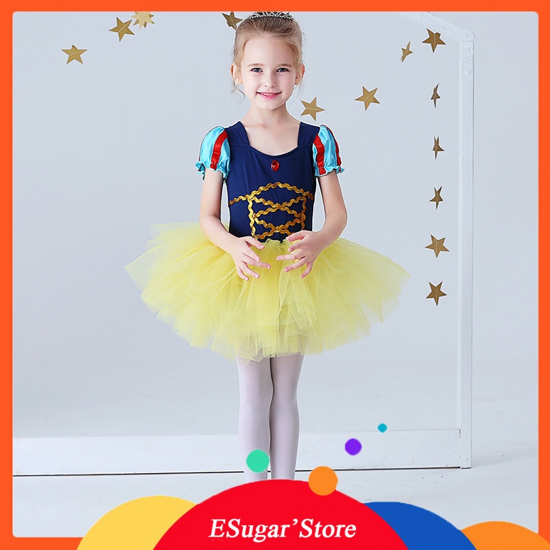 Baby Girl Ballet Dress Children Snow White Rapunzel Cinderella Elsa