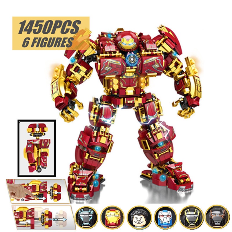 Disney Marvel Avengers Mk44 Super Robot Ironman Heroes Toys Hulkbuster ...