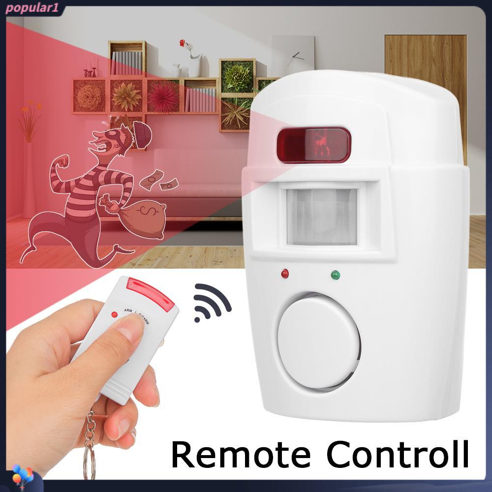 POPULAR Alarm System 2 Remote Controller 105DB Siren PIR Alert Burglar ...