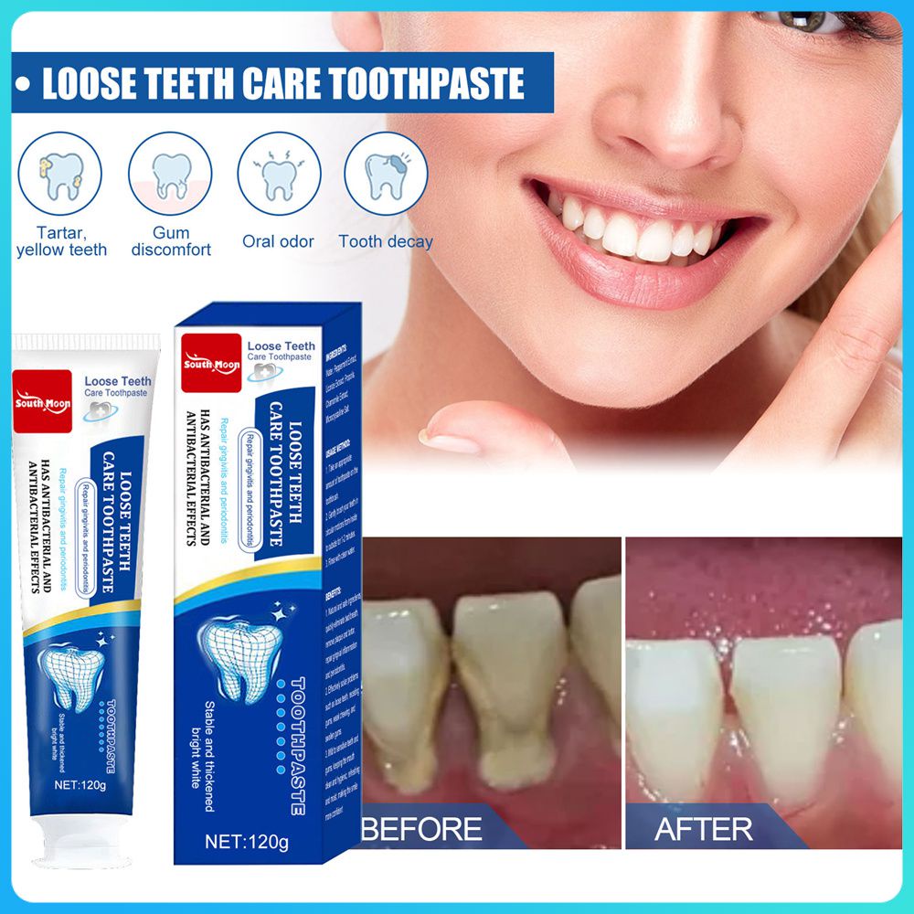 South Moon Loose Teeth Care Toothpaste Gingival Fixation Curing Teeth ...