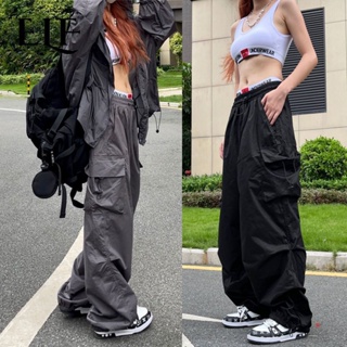 Winter Army Cargo Pants Women large Size 40 Loose Dance Trousers ladies Hip  Hop Plus Size Baggy Overalls Pants Fo…