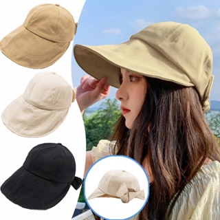 Summer Unisex Sun Hat Adjustable Fishing Bucket Hat Cotton Wide