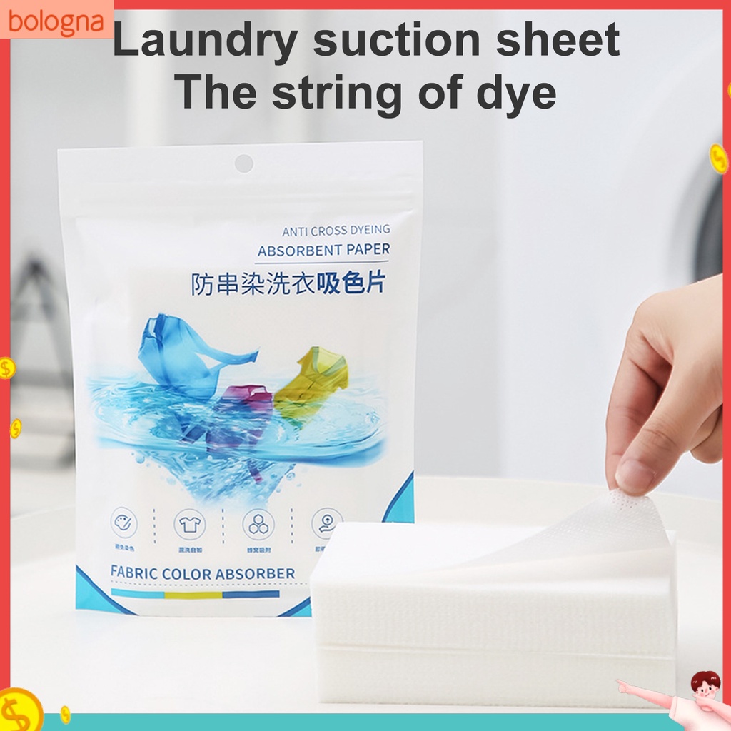 Kinbata Color & Dirts Absorption Colour Catcher Laundry Sheet Anti Mite  Anti Bacteria / Anti-Dye 35pcs