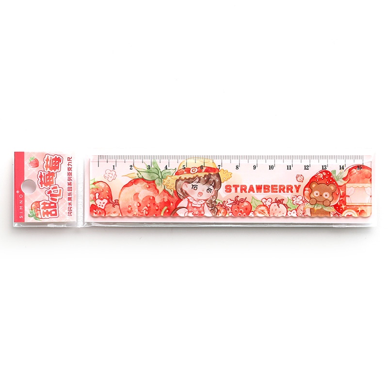 Acrylic Ruler Xinmo Sparkling Fruit Paradise Handbook Ruler Scale ...
