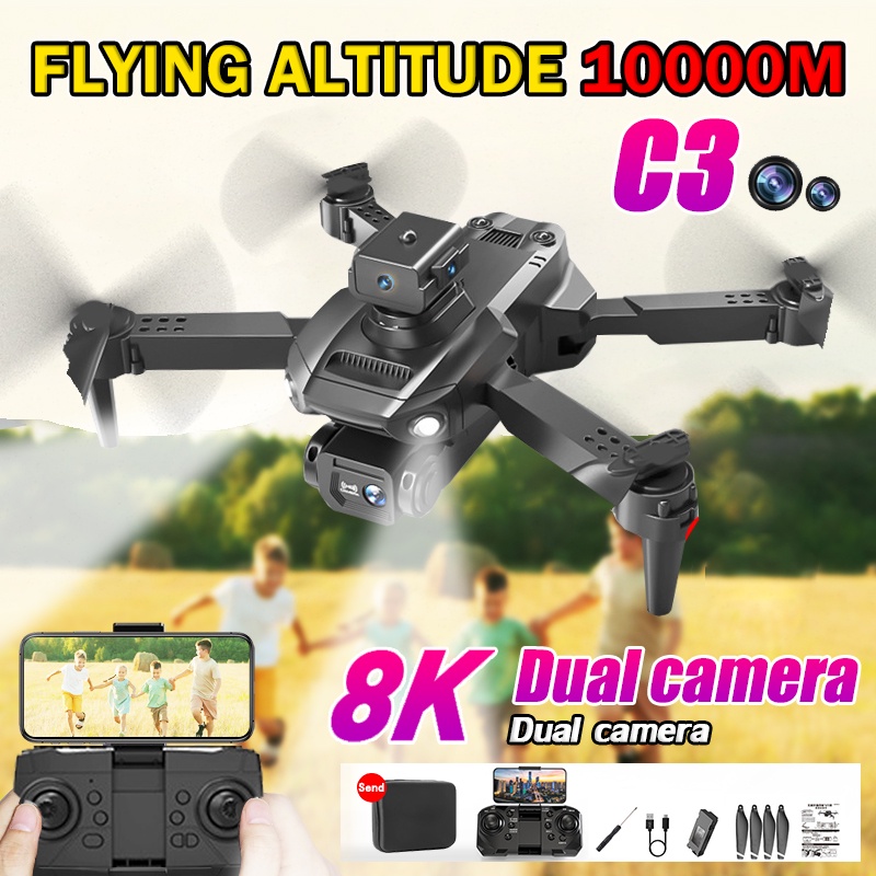2023 New C3 Drone Automatic Return Drone 8K Quadcopter with Camera