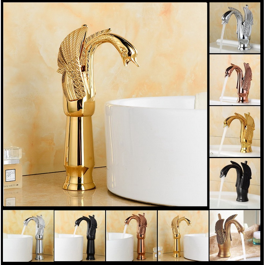 Antique / Black / Rose Gold / Gold Color / Polished Chrome Brass Tall ...