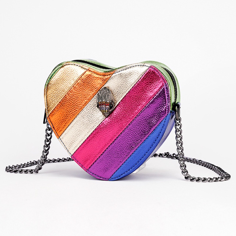 Rainbow color deals crossbody bag